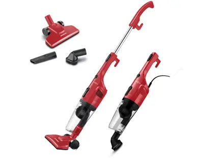 Aspirador de Pó Vertical Mondial Turbo Cycle 2 em 1 1100W Vermelho e Preto AP-36