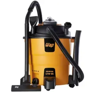 Aspirador de Pó e Água Profissional Wap GTW 55 1600W com Filtro HEPA Preto e Amarelo FW005734