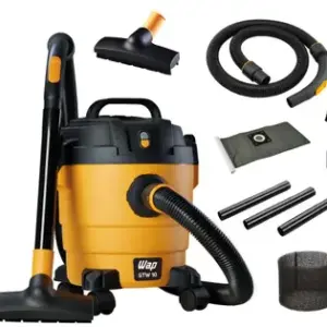 Aspirador de Pó e Água Wap GTW 10 1400W com Porta Acessórios Amarelo e Preto