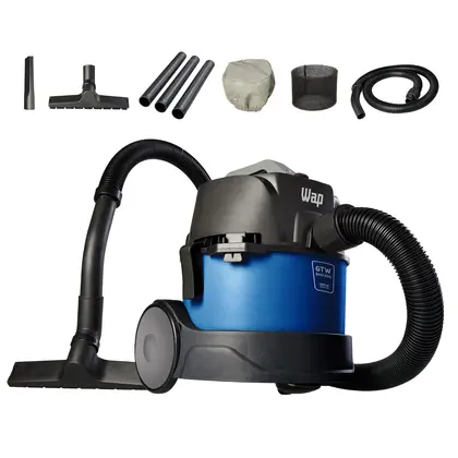 Aspirador de Pó e Água Wap GTW Bagless 1400W 6L Azul e Preto 110V