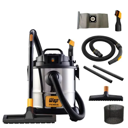 Aspirador de Pó e Água Wap GTW Inox 20 1600W 20L 127V