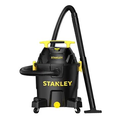 Aspirador de Pó e Água Stanley 6HP 10 Galões com Ventilador e Dreno
