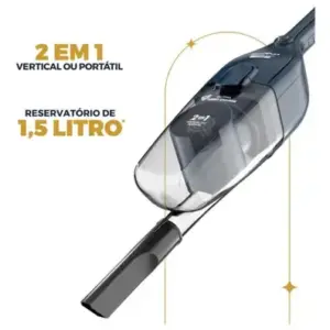 Aspirador de Pó Vertical Britânia 2 em 1 1400W 1.5L Azul 127V BAS30