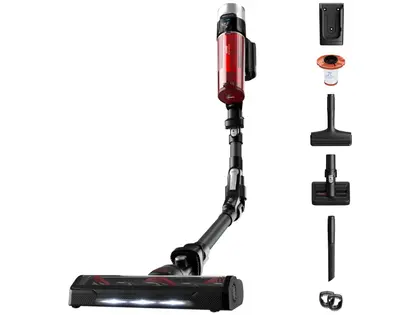Aspirador de Pó Vertical Arno X-Force Flex 9.60 Portátil Sem Fio a Bateria 250W Vermelho RH20