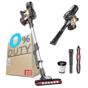 Aspirador de Pó Vertical Roomie Tec Lightweight 2 em 1 Sem Fio