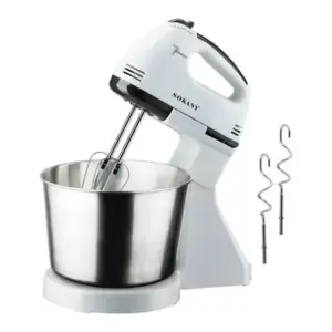 Batedeira Planetária Sokany 250W 2L 7 Velocidades Batedeira Planetária Sokany 250W 2L 7 Velocidades