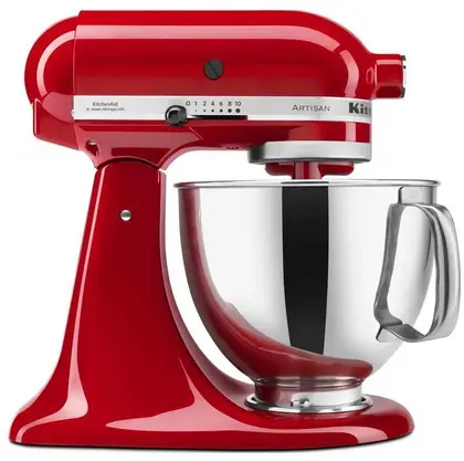 Batedeira Planetária KitchenAid Stand Mixer Artisan 4.8L Vermelha 127V