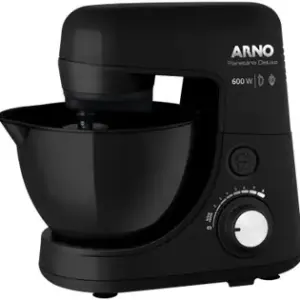 Batedeira Planetária Arno Deluxe 600W 8 Velocidades Preta SX34 Batedeira Planetária Arno Deluxe 600W 8 Velocidades Preta SX34