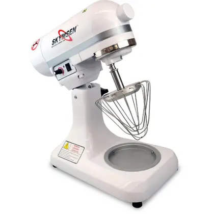 Batedeira Planetária Industrial Skymsen Branca Bivolt BPS-05N