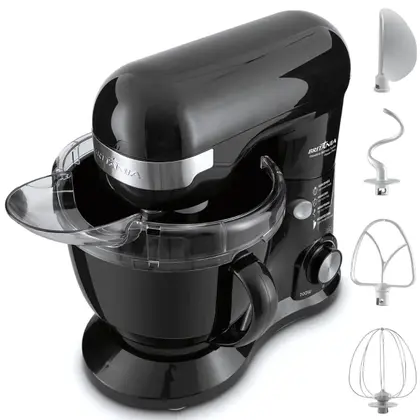 Batedeira Planetária Britânia Power Plus 700W 4 Batedores Preta