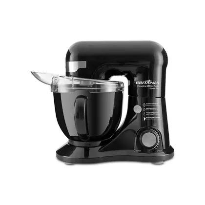 Batedeira Planetária Britânia Power Plus Turbo 700W Preta BBP760P