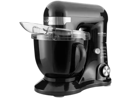 Batedeira Planetária Britânia Turbo Power Plus 700W 12 Velocidades Preta BBP760P