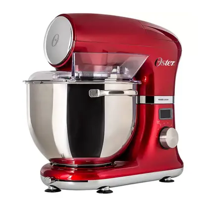 Batedeira Planetária Digital Oster Bowl Vermelha 110V OBAT911