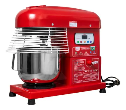 Batedeira Planetária Profissional Maná 5L Vermelha