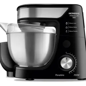 Batedeira Planetária Mondial 700W BP-02P-B-TI Batedeira Planetária Mondial 700W BP-02P-B-TI