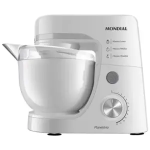 Batedeira Planetária Mondial 700W 4.5L Branca 220V BP-03-W Batedeira Planetária Mondial 700W 4.5L Branca 220V BP-03-W