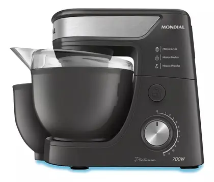 Batedeira Planetária Mondial Premium Grafite 127V BP-01P