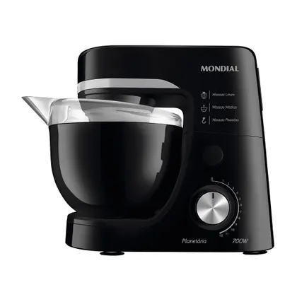 Batedeira Planetária Mondial 700W Preta 220V BP-03-B