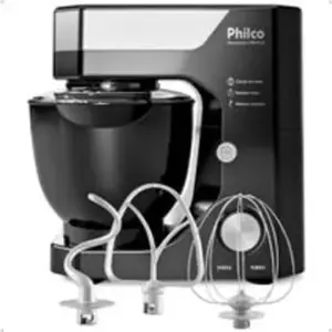 Batedeira Planetária Philco 900W 5L 12 Velocidades Turbo Preta PBP90A Batedeira Planetária Philco 900W 5L 12 Velocidades Turbo Preta PBP90A