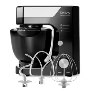 Batedeira Planetária Philco Preta 127V PBP90A Batedeira Planetária Philco Preta 127V PBP90A