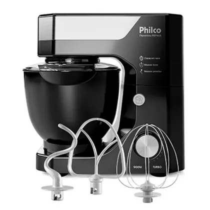 Batedeira Planetária Philco Preta 127V PBP90A