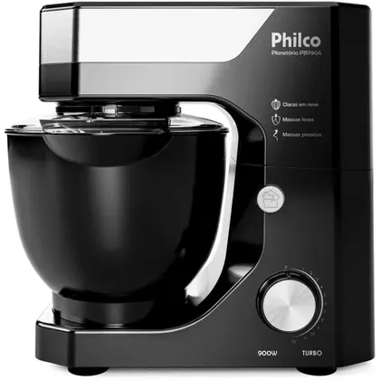 Batedeira Planetária Philco 900W 5L 12 Velocidades PBP90A