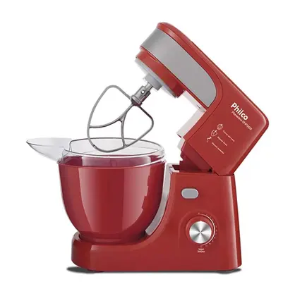 Batedeira Planetária Philco Turbo Vermelha 127V PHP500V