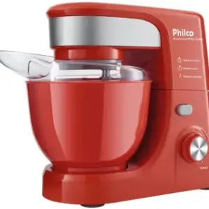 Batedeira Planetária Philco Turbo 500W 11 Velocidades Vermelha PHP500V Batedeira Planetária Philco Turbo 500W 11 Velocidades Vermelha PHP500V