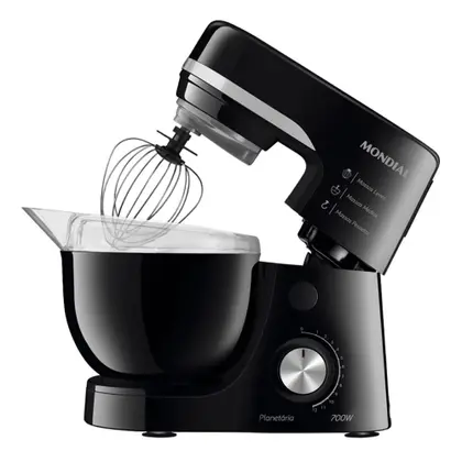 Batedeira Planetária Mondial Premium 700W Preto/Inox 220V BP-03