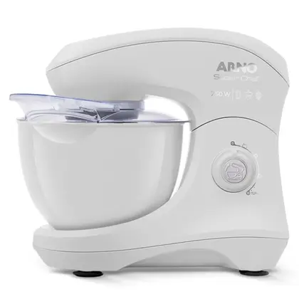 Batedeira Planetária Arno Super Chef 5L 15 Velocidades Branca 127V KM00