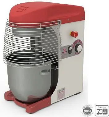 Batedeira Planetária Eletrônica Industrial Braesi Bivolt BPEL-18/1