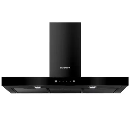 Coifa de Parede Brastemp Eclipse T-Box 90cm Preta 110V BAE90APANA
