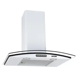 Coifa de Parede Fogatti Slim Vidro Curvo 60cm Branco Coifa de Parede Fogatti Slim Vidro Curvo 60cm Branco