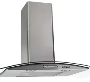 Coifa de Parede Fogatti Slim Vidro Curvo 80cm Inox Coifa de Parede Fogatti Slim Vidro Curvo 80cm Inox