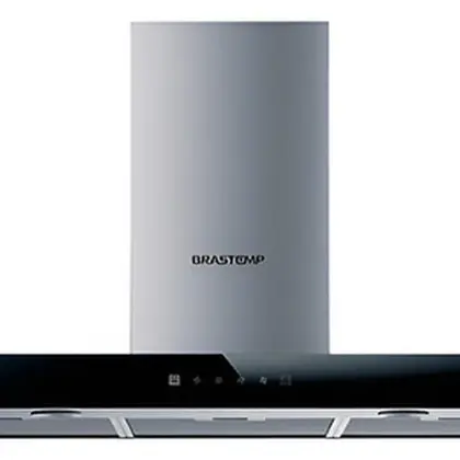Coifa de Parede Brastemp Touch On Glass Vidro 90cm 220V