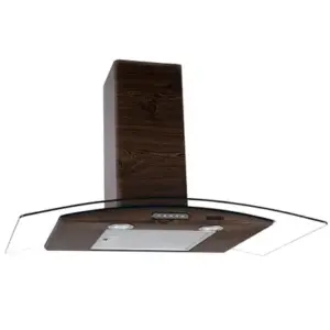 Coifa de Parede Fogatti Slim Vidro Curvo 90cm Coifa de Parede Fogatti Slim Vidro Curvo 90cm