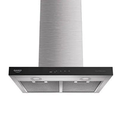 Coifa de Parede Dako Supreme 60cm Inox 220V com Duto e Filtro de Carvão Ativado