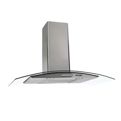 Coifa de Parede Fogatti Vidro Curvo 90cm Inox