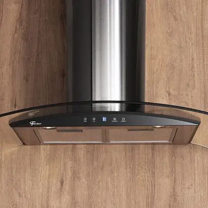 Coifa de Parede Fischer Talent Touch Digital 90cm Inox Escovado