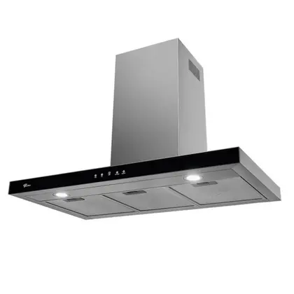 Coifa de Parede Fischer Infinity Vidro Touch Screen 90cm Preto 127V 19902-22549