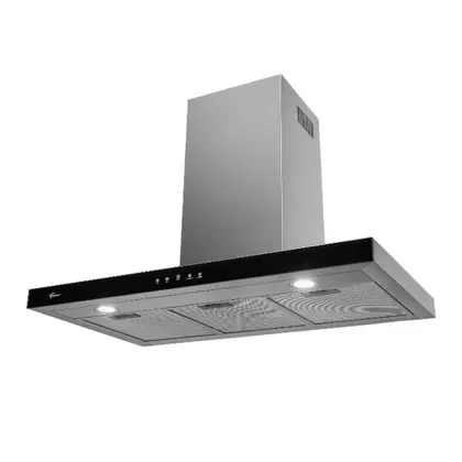 Coifa de Parede Fischer Infinity 90cm Preto 220V