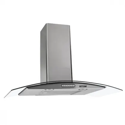 Coifa de Parede Fogatti Slim Vidro Curvo 80cm Inox 220V