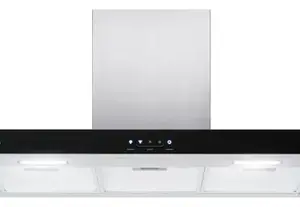 Coifa de Parede Midea ProTouch 90cm Inox e Preto 127V Coifa de Parede Midea ProTouch 90cm Inox e Preto 127V