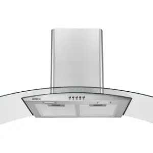 Coifa de Parede Mondial Vidro Curvo 90cm para até 6 bocas CF90-01 Coifa de Parede Mondial Vidro Curvo 90cm para até 6 bocas CF90-01