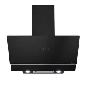 Coifa de Parede Mueller Vidro 90cm Preto com Comando de Movimento Coifa de Parede Mueller Vidro 90cm Preto com Comando de Movimento