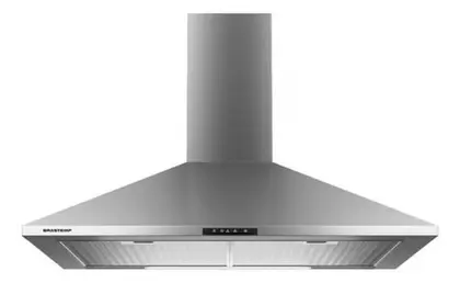Coifa de Parede Brastemp Piramidal 60cm Inox 2 Funções 127V