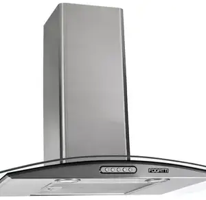 Coifa de Parede Fogatti Slim Vidro Curvo 70cm Inox para 4 e 5 bocas Coifa de Parede Fogatti Slim Vidro Curvo 70cm Inox para 4 e 5 bocas