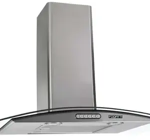Coifa de Parede Fogatti Slim Vidro Curvo 75cm Inox para 4 a 6 bocas Coifa de Parede Fogatti Slim Vidro Curvo 75cm Inox para 4 a 6 bocas