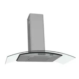 Coifa de Parede Fogatti Duto Slim Vidro Curvo 90cm Inox Coifa de Parede Fogatti Duto Slim Vidro Curvo 90cm Inox