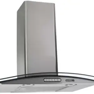 Coifa de Parede Nardelli Slim Vidro Curvo 60cm Inox para 4 e 5 bocas Coifa de Parede Nardelli Slim Vidro Curvo 60cm Inox para 4 e 5 bocas